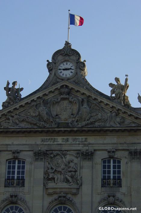 Postcard Hotel de Ville - Place Stanislas