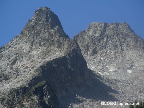 Postcard Pic Ramougn 3011m and Neouvielle 2863m