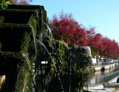 Postcard water wheel