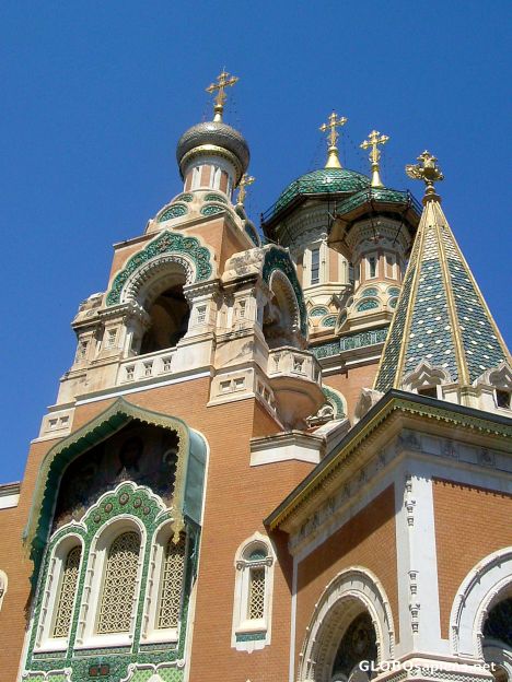 Postcard Cathedrale St-Nicholas detail