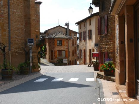 Postcard Charnay village 2
