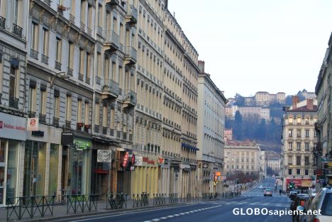 Postcard Street in Lyon