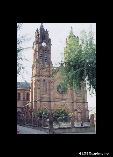 Postcard Church of St-Hilarion, Espalion, Auvergne