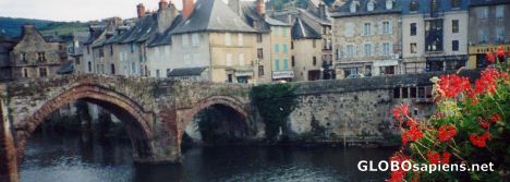 Postcard La Vallee du Lot, France