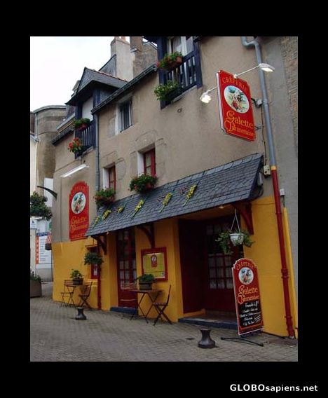 Postcard La Galette Vannetaise Restaurant, Vannes