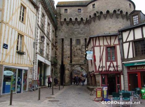 Postcard La Porte Prison, Vannes, Brittany, France