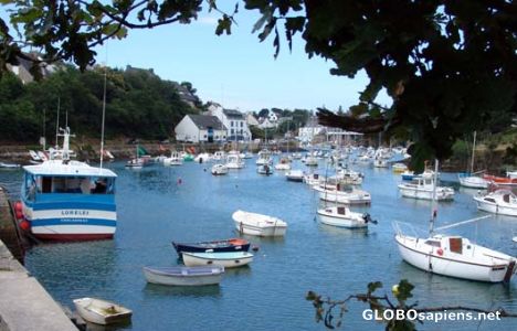 Postcard Harbour at Doelan, Brittany