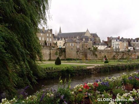 Postcard Medieval Ramparts, Vannes, Brittany, France
