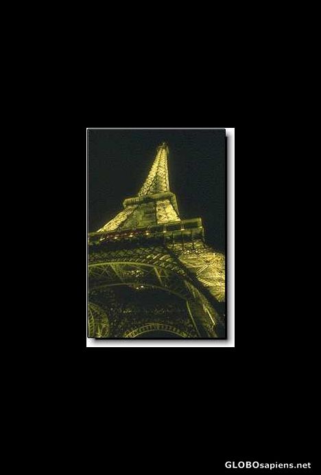 Postcard Eiffel Tower