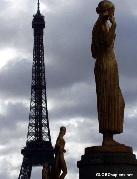 Postcard Eiffel Tower