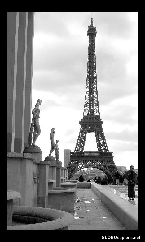 Postcard Eiffel Tower