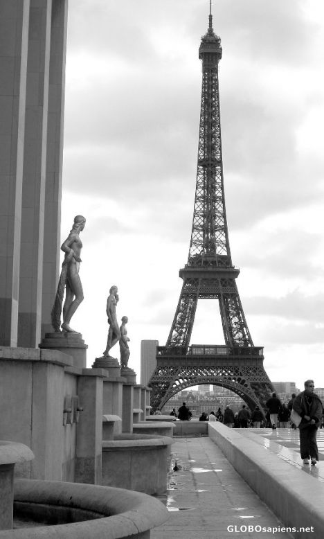 Postcard Eiffel Tower
