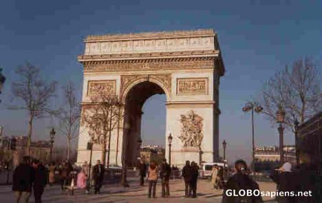 Postcard Paris, place Etoile
