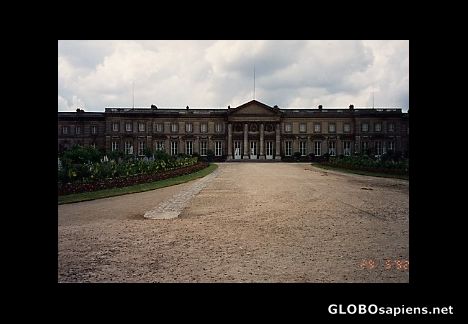 Postcard Palace in Compiegne, France