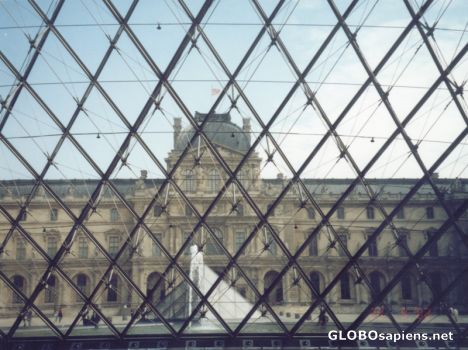 Postcard lourve