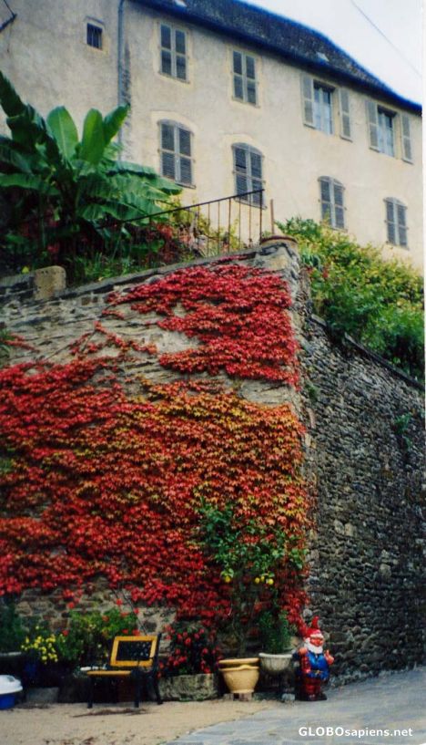 Postcard Estaing, France