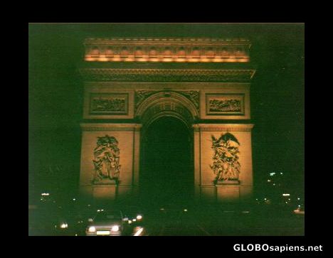 Postcard Arc de Triomphe