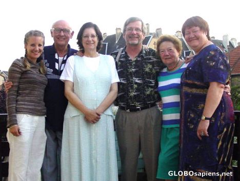 Postcard Me, the fam, and our french fam