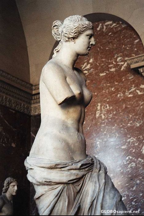 Postcard VENUS in Louvre