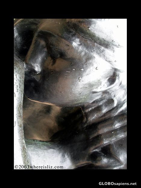 Postcard Statue Detail, Rodin's Garden, Paris
