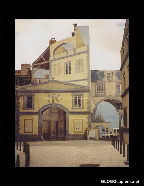 Postcard Trompe L`Oeil`from the famous painter Slobo