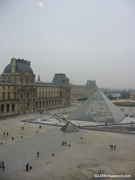 Postcard louvre