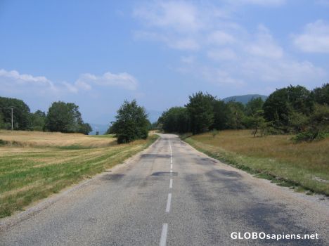 Postcard Open road