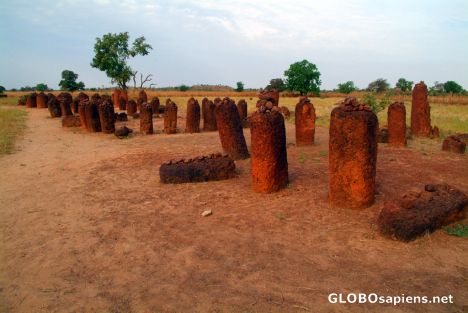 Postcard Wassu - Wassu Stone Circles general view