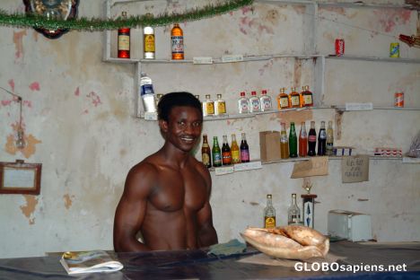 Postcard Barra - local bar in the Barra Hotel