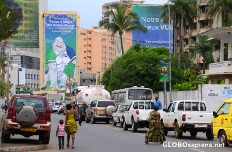Postcard Libreville (GA) - Boulevard de la Republique