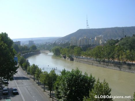 Postcard The River Kura