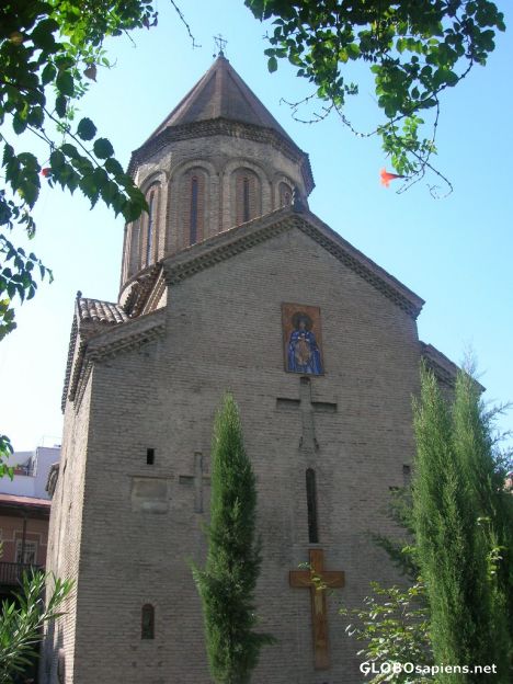 Postcard Nunnery in downtown Tbilisi