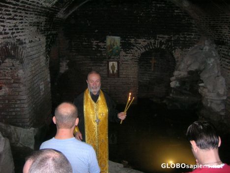 Postcard Mass in the Holy pool