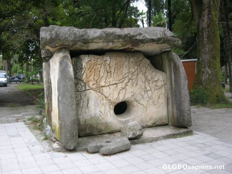 Postcard Republic of Abkhazia. Millenary Dolmen