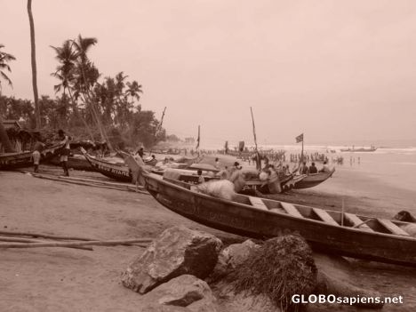 Postcard fishing village