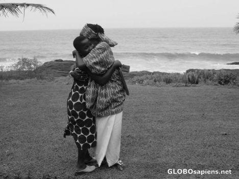 Postcard one love one africa