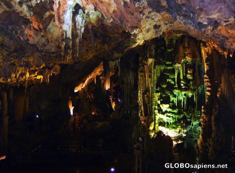 Postcard Inside St.Michael's Caves