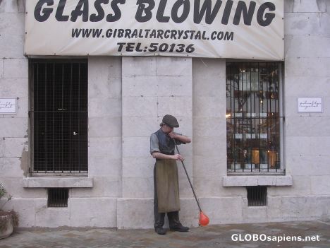 Postcard Glass Blowning