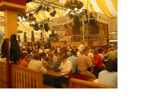 Postcard Stage in the tent