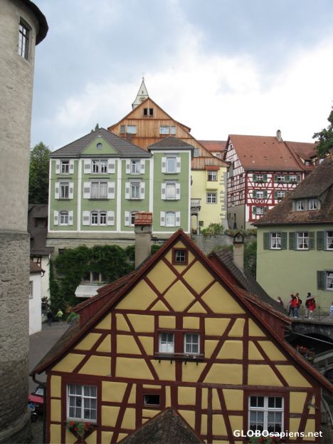 Postcard framework houses