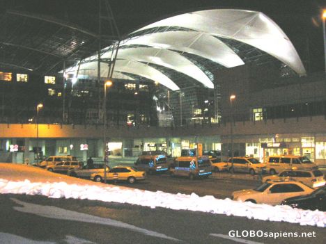 Postcard Munich International Airfort