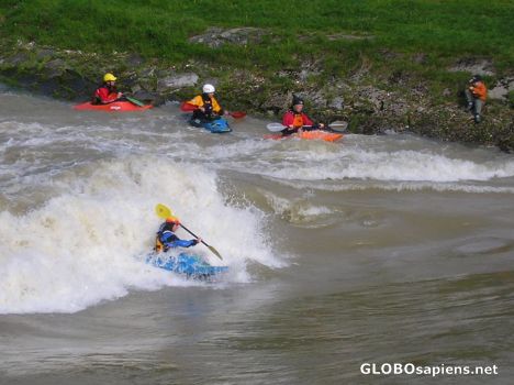 Postcard Surfing the River 2