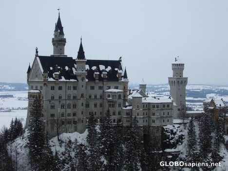 Postcard the most frequently photographed castle..