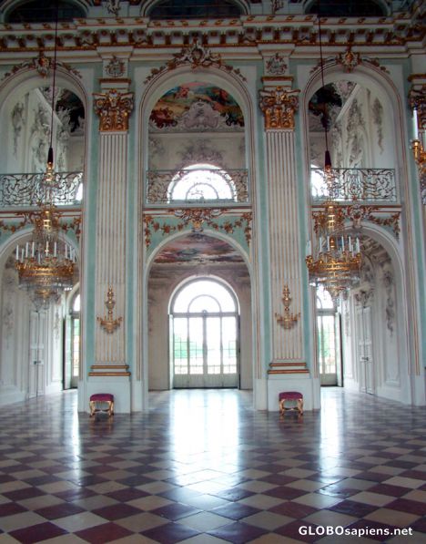 Postcard The Stone Hall of the Nymphenburg Palace