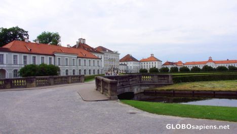 Postcard Front of Nymphenburg Palace