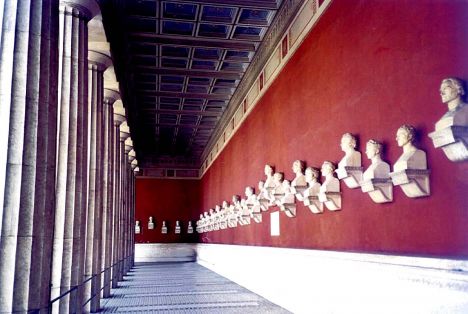 Postcard Bavarias Hall-of-Fame