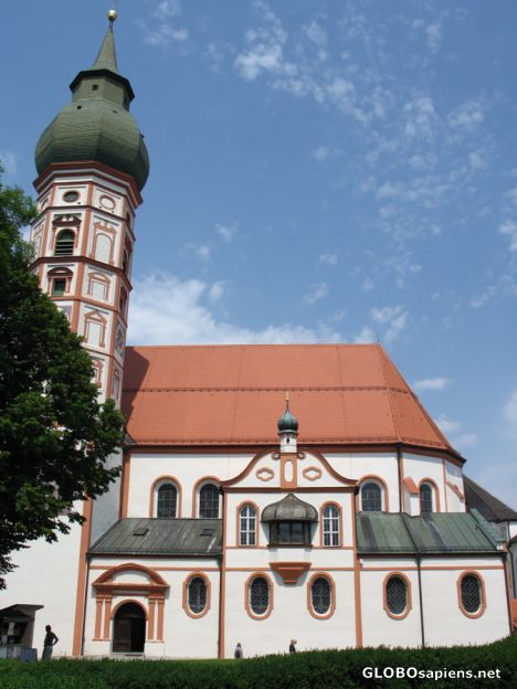 Postcard Rokkoko church