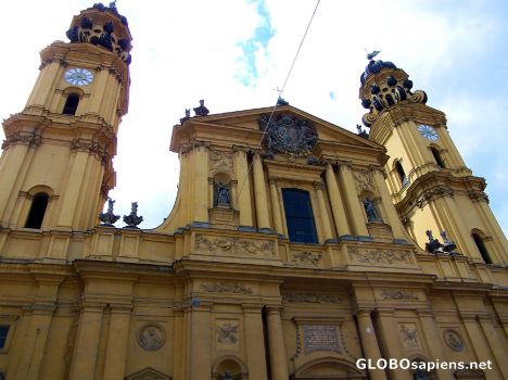 Postcard The Theatinerkirche