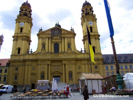 Postcard The Theatinerkirche