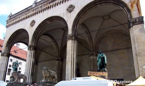 Postcard The Feldherrnhalle